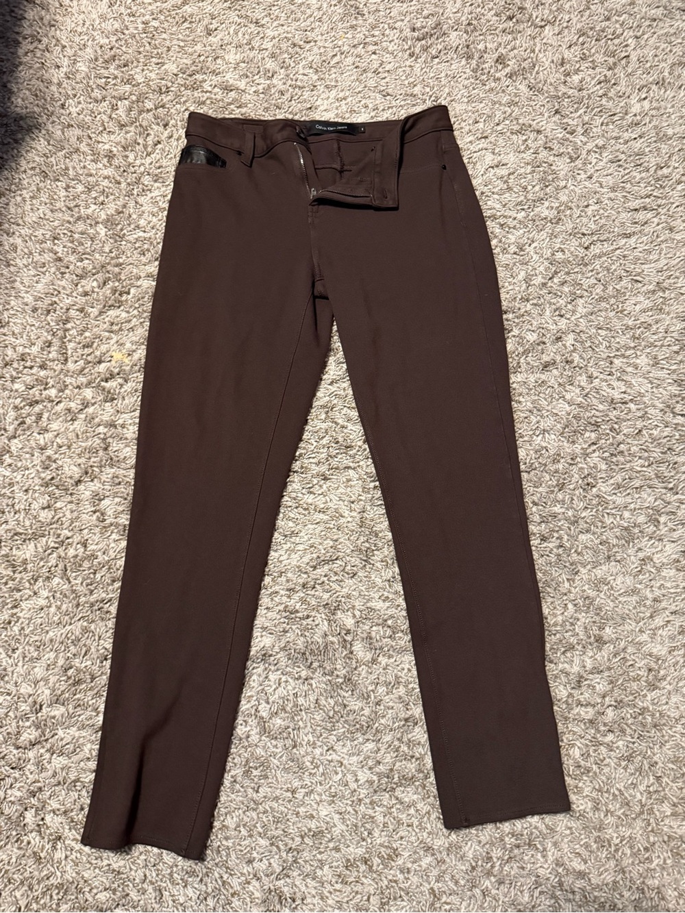Calvin Klein Dark Brown Dress Pants